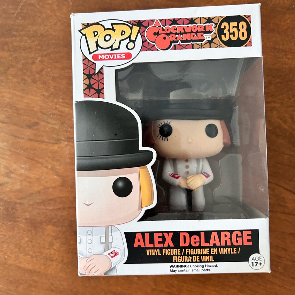Funko Pop Alex DeLarge Figure - Black and White